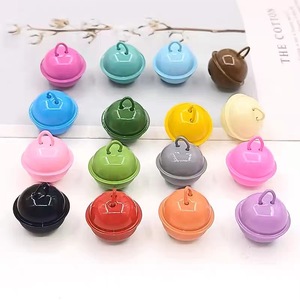 Campana Redonda Pintada de Colores de 22mm de Hierro con Pintura al Horno, Adorno para Mascotas, Llavero, Colgante para Teléfono, Accesorio - Product Image 4