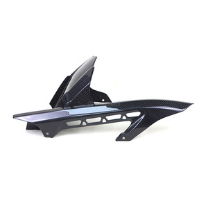 DANCARO carénages de moto en Fiber de carbone garde-boue arrière garde-boue couverture de chaîne pour KAWASAKI Z900 <span class=keywords><strong>Z900RS</strong></span> 2017-2019 - Product Image 3