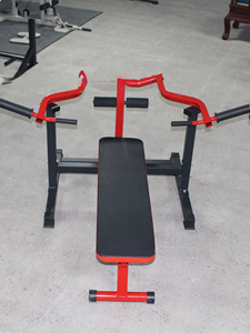 <span class=keywords><strong>Banc</strong></span> de musculation réglable en aluminium KJ Medium Loader 70 kg, utilisation commerciale sécurisée, entraînement complet pour la poitrine, les bras et les épaules - Product Image 4