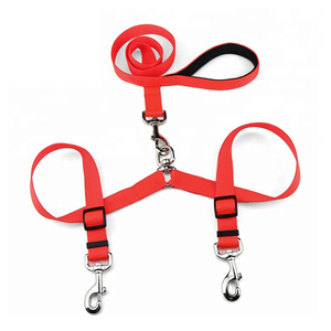 Accoppiatore riflettente staccabile groviglio libero corda doppio guinzaglio doppio cane guinzaglio con manici di corda per 2 cani che camminano - Product Image 6