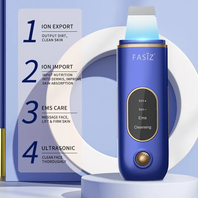 تصميم جديد رائج البيع 24 كيلو هرتز جهاز تنظيف البشرة بالموجات فوق الصوتية لتنظيف الوجه