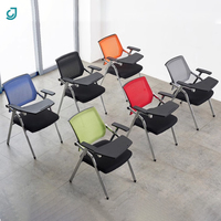 Chaise d'ordinateur de bureau chaise visiteur de formation arrière en maille bureau moderne avec chaise de conférence