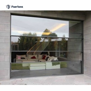 Ventana Panorámica Retráctil para Exteriores, <span class=keywords><strong>Puerta</strong></span> <span class=keywords><strong>Corredera</strong></span> Vertical <span class=keywords><strong>Motorizada</strong></span> de Aluminio, Ventana Guillotina - Product Image 1