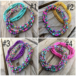 Ideal way 2 teile/satz Sommer mode Multi color Taille Bauch mit Kette <span class=keywords><strong>Wild</strong></span> Sexy Bikini Beach Body Chain Strand Bund - Product Image 2