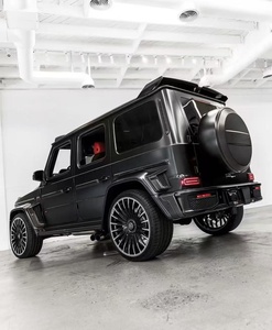 Para Mercedes W464 W465 G500 G63 Kit de cuerpo de fibra de carbono G500 G63 actualizado BS G800 estilo parachoques delantero y trasero arcos de rueda - Product Image 3