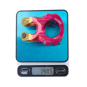 Colorful Bicycle Handlebar Mtb Stem Short Stem Riser 31.8mm 0 Degree Bicycle Riser Bike Aluminum Alloy Handlebar Riser WAKE Stem