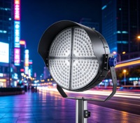 Reflector LED de Alta Luminosidad TIANHUANG THFL05 de 500W para Estadios Deportivos, IP67, Aluminio, Certificado CE, Garantía de 5 Años, Haz de Luz Ajustable