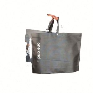 Hot Selling Custom Print Grocery Recycle Reusable Non-Woven Fabric Takeaway Storage Folding <b>Bag</b> <b>Long</b> Handle Logo for Shopping - Product Image 3