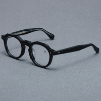 Monture de lunettes rétro tendance 2026 en BIO-acétate fait main pour hommes et femmes
