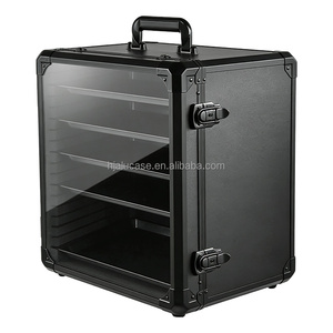 Étui de transport miniature en alliage d'aluminium avec plateaux de rangement et de présentation pour figurines Warhammer et objets de collection - Product Image 2