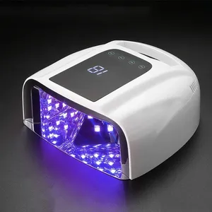 Lámpara de Uñas de 96W No Recargable con Asa, Secador de Esmalte en Gel, Máquina de Manicura con Luz UV para Uñas, Lámpara UV LED Profesional para Uñas - Product Image 1