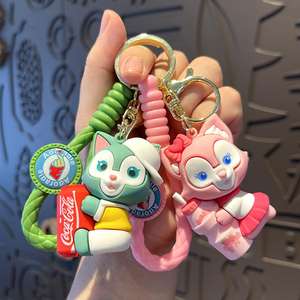 Porte-clés en caoutchouc Lingna Belle Star Delu, motif dessin animé mignon, pendentif cadeau pour voiture et sac à dos, pour enfants, vente en gros, jouet poupée Mysterios - Product Image 2