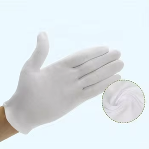 Bán buôn Trắng Thêm Kích thước lớn tùy chỉnh đồ trang sức Găng tay vừa dày bông kiểm tra găng tay ngăn chặn liên hệ với mkt109 - Product Image 4