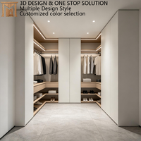 Armoire polyvalente pour chambre à coucher avec plusieurs styles et rangements modulaires pour vêtements