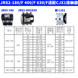 Relé de Sobrecarga Térmica Delixi JRS2-400/F 180C 630C/F Trifásico 160-250A Protector Térmico con Interruptor Sellado para Uso Protector - Product Image 3