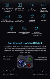 Caméra thermique à zoom hybride SIYI ZT30 4K 180X ultra grand angle avec zoom optique 30X haute résolution pour drone DJI - Product Image 3