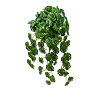 Plantes artificielles suspendues : fausses lianes, fougères, monstera, eucalyptus pour panneaux muraux, paniers, balcons et décorations de mariage