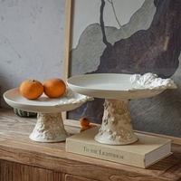 Assiette en céramique à motif floral en porcelaine européenne faite à la main, nouvelle arrivée, personnalisable, plateau à chocolat pour la décoration de la maison
