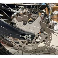 Kit de frein à pied hydraulique arrière en alliage d'aluminium CNC noir pour Sur-Ron Light Bee X Segway X260, prêt à être expédié, amélioration pour moto électrique tout-terrain