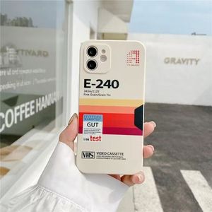 Precio de fábrica TPU Soft Mobile Phone Retro VHS Video Tape Label Design Case para 16 15 14 13 12 11 Pro 7 8 Plus XS <span class=keywords><strong>XR</strong></span> - Product Image 1