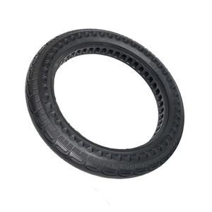 Pneus pleins alvéolés de 14 pouces, pneus sans air 14x2.125 en caoutchouc pour accessoires de vélos électriques et trottinettes électriques - Product Image 2