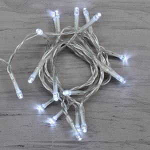 20 LUMIÈRES DE NOËL À LED BLANC FROID À PILES 1,90+0,15MT - Product Image 1