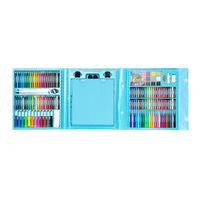 Fournitures artistiques scolaires pour enfants, jouets de dessin, peinture, papeterie, ensemble de crayons de couleur, De Arte, 208 pièces, ensembles d'art