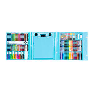 Schoolknutselspullen Kinderen Tekenen Speelgoed Schilderen Schrijfwaren Kleurpotloodset De Arte 208-delige tekensets - Product Image 4