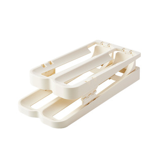 Folding Egg <b>Storage</b> <b>Box</b> White 24 Capacity Refrigerator Organizer Foldable Egg Rack Tray For Kitchen Use - Product Image 5