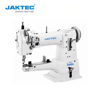 JK335A — machine à coudre le cuir, cylindre lit, chaise à coudre pour chaussures, sacs