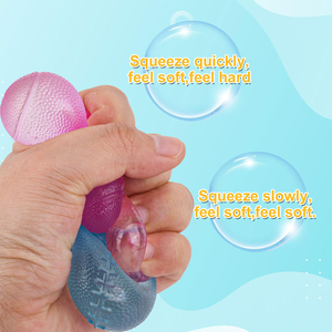 TPR Stress Relief Toys Rugby <b>Balls</b> Assorted Colors Maltose Filled Stress Toys Durable Slow Rising Sugar <b>Balls</b> for Anxiety - Product Image 2