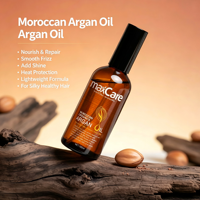 Huile d'Argan Bio 2-en-1 : Réparation Capillaire, Hydratation et Parfum Herbal Essentiel avec Ingrédients Purs pour Usage Domestique