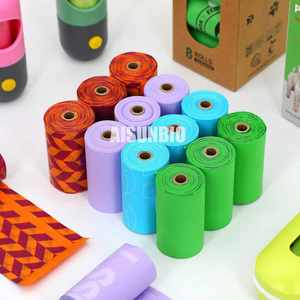 Sacs à déjections canines biodégradables et compostables à 100 %, respectueux de l'environnement, et distributeur, fabricant chinois, vente en gros de porte-sacs à déjections canines en plastique - Product Image 2