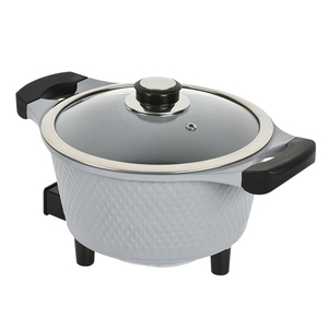 4 in 1 <strong>Boil</strong> Frying Stew Steam Die Cast Smokeless Non-stick Coating Mini 2.5L Electric Skillets Pot <strong>Hotpot</strong> - Product Image 2