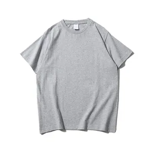 Qingzhihuo T-Shirt da uomo in bianco 100% cotone di alta qualità maglietta oversize pesante stampa maglietta personalizzata maglietta personalizzata