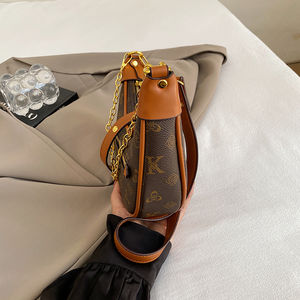 Bolso de Mano Cruzado de Lujo para Mujer, con Solapa en Forma de Guisante, Cierre de Cremallera, Duradero, Portátil, de Poliéster, Multiusos - Product Image 5