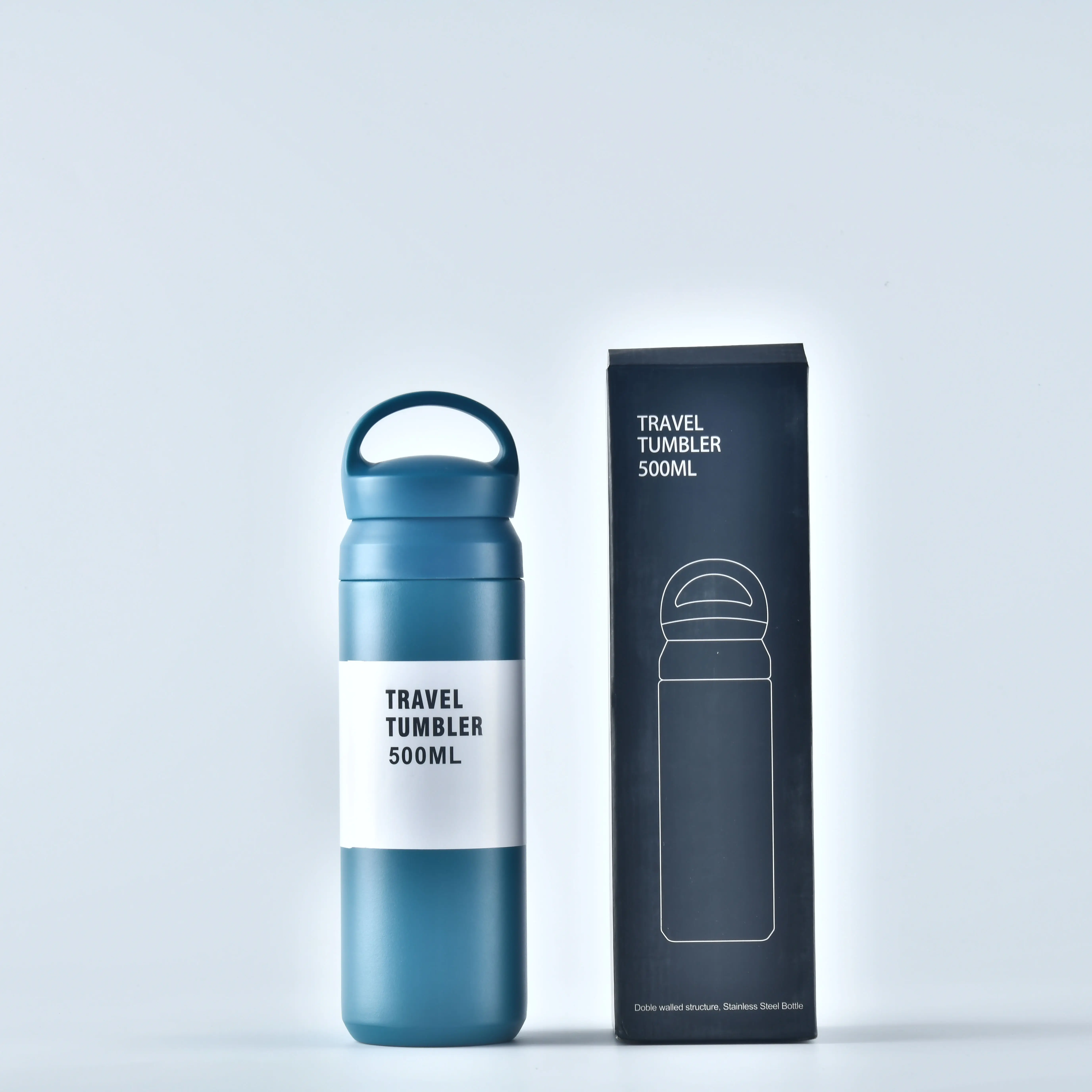 Usine personnalisé gobelet bouteille d'eau Thanksgiving Noël délicat boîte-cadeau emballage affaires thermos tasse