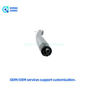 Turbina de aire autoluminosa LED dorada de titanio personalizada de alta calidad, pieza de mano <span class=keywords><strong>Dental</strong></span> eléctrica de alta velocidad - Product Image 3