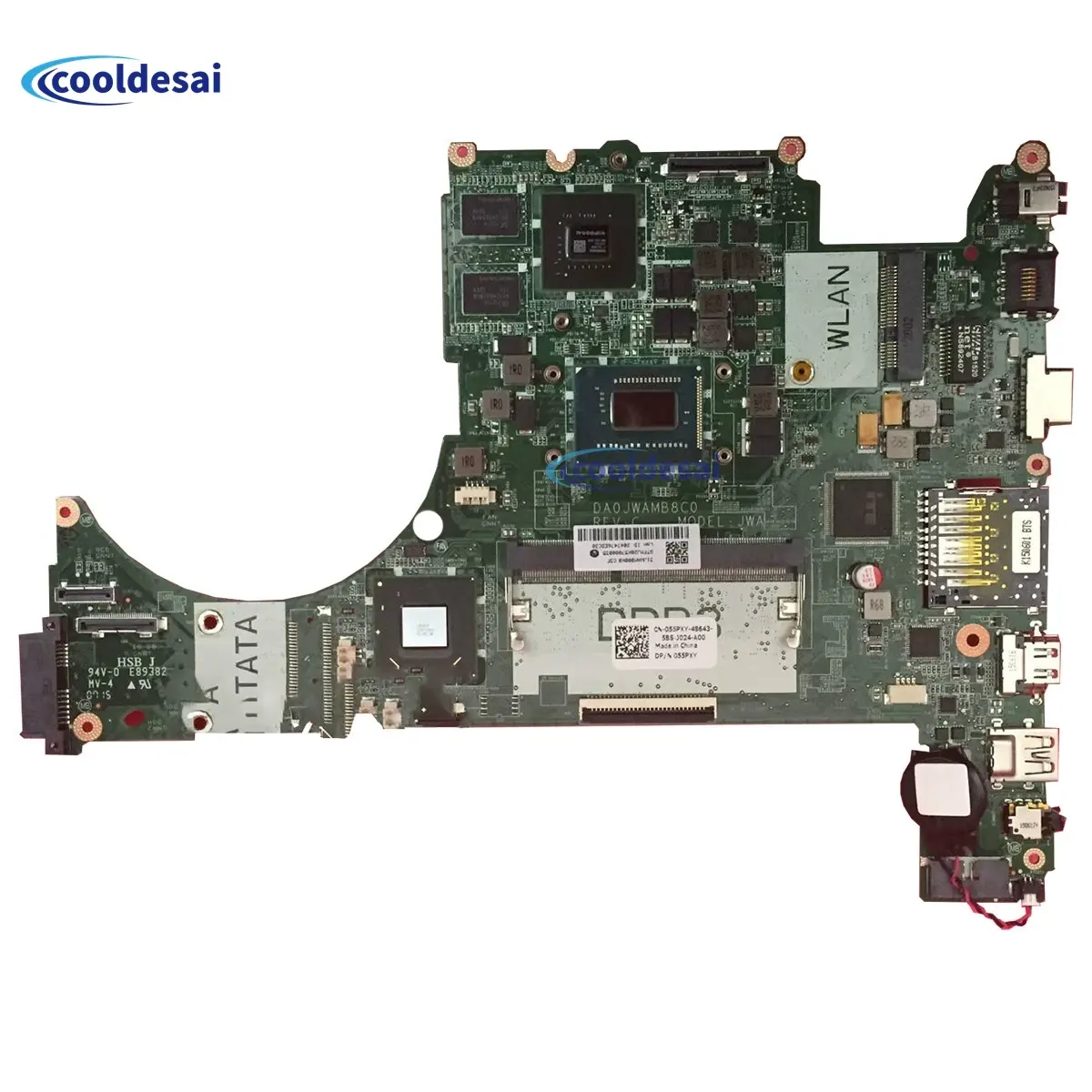 CN-055PXY 055PXY DA0JWAMB8C1 DA0JWAMB8C0 Dell Vostro5560ラップトップマザーボード用i5-3230M CPU GT630M GPU DDR3