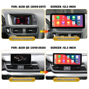 Écran de voiture Android 14 de 12,3 pouces 1920*720 avec Carplay pour Audi S5 A5 Q5 A4 2009 2011 <span class=keywords><strong>2012</strong></span> 2016 2017, Bluetooth, GPS, Radio 4G - Product Image 4