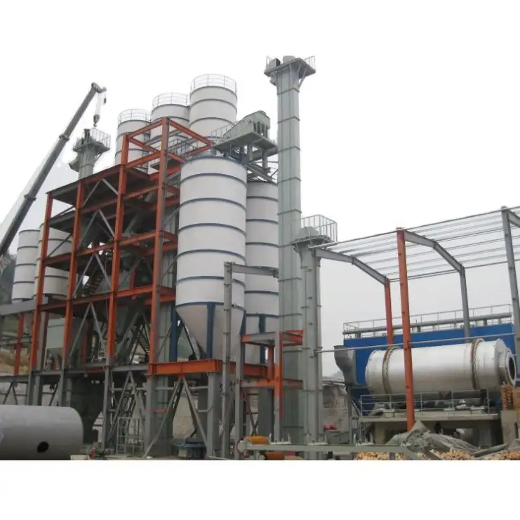 QIC 2-8T/H dry mix mortar plant fully automatic Simple Dry Mortar Production Line dry mortar equipment