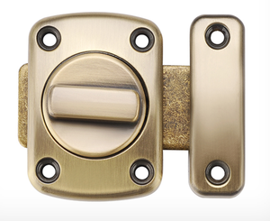 Loquet de porte moderne noir mat en acier inoxydable 304 renforcé avec fonction d'arrêt de porte, installation facile pour <span class=keywords><strong>portail</strong></span> et fenêtre - Product Image 1