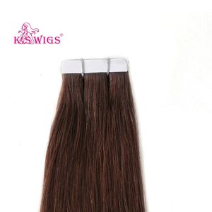 K.SWIGS Extensions de cheveux à bandes adhésives en gros, double épaisseur, cheveux humains vierges, port naturel et confortable, sans dommages, livraison rapide - Product Image 5