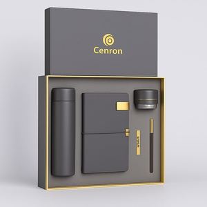 Kit de Bienvenida Corporativo con Termo, Agenda A5, Bolígrafo Metálico, Memoria USB y Mini Altavoz |   Caja de Presentación de Lujo - Product Image 2