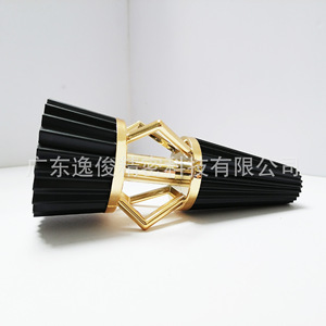 YIJUN Black Hollowed Out Plastic <b>Sofa</b> <b>Legs</b> 4088 Gold Coated Modern Minimalist Luxury Furniture <b>Legs</b> Easy Installation - Product Image 1