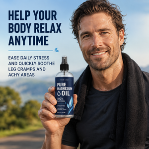 OEM Sports Essential Alivia las Molestias Corporales, el Cansancio Muscular, los Calambres en las Piernas y los Dolores, Spray de Aceite de Magnesio Mineral 100% Natural - Product Image 5