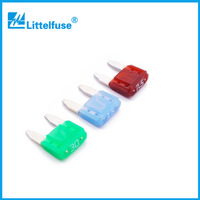 Fusible de Cuchilla para Automóvil LittelFuse 0297 para Aplicaciones Automotrices, Mini Fusible 2A 3A 4A 5A 7.5A 10A 15A 20A 25A 30A