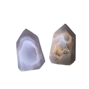Usine Directe Naturel Poli <span class=keywords><strong>Rare</strong></span> Agate Géode Tours Amour-Thème Guérison Cristal Point Obélisque pour Décoration Cadeaux Souvenirs - Product Image 1