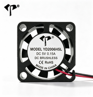 Ventilateur de refroidissement mini DC 2006 20x20x6mm 5V 12V, ventilateur axial d'échappement 2cm, micro ventilateur DC pour imprimante 3D, purificateur d'air, drone