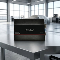 Amplificateur de puissance pour voiture PISTOL ODM Manufacturer 1000W 80W RMS 4 canaux classe AB avec emballage personnalisé pour les distributeurs mondiaux